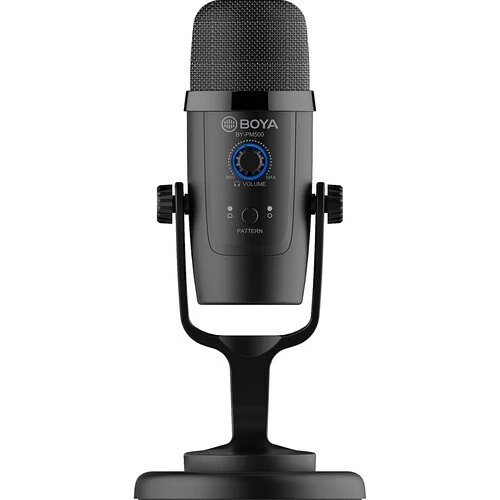 23df858c22c873fe1d800cd8a26a3d1f BOYA BY-PM500 USB Condenser Microphone — Mikrofon Podcast Plug and Play Terbaik