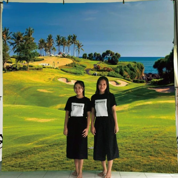 IMPODIO Stand Backdrop 3x3m + Green Screen — Studio Konten Profesional