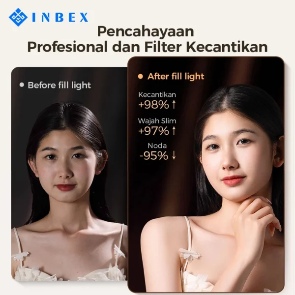 id-11134207-8224r-mgot7l23kqvdd2 INBEX Softbox 50x70cm Lampu Konten Kreator / Lighting Foto Produk / Live Streaming 3 Suhu Warna 5500K
