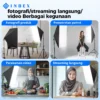 id-11134207-8224u-mi61z2wc8kxs2c INBEX Softbox 50x70cm Lampu Konten Kreator / Lighting Foto Produk / Live Streaming 3 Suhu Warna 5500K