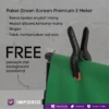 IMPODIO Stand Backdrop 3x3m + Green Screen — Studio Konten Profesional