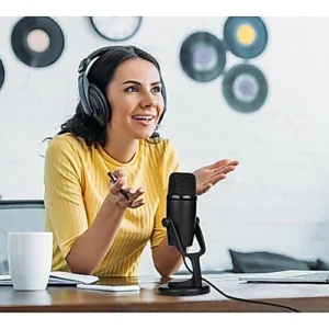 BOYA BY-PM500 USB Condenser Microphone — Mikrofon Podcast Plug and Play Terbaik